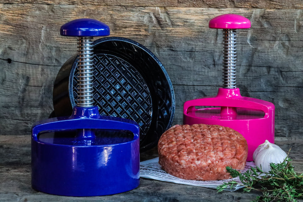 Adelmann Aluminium Hamburgerpers Zwart Ø125mm