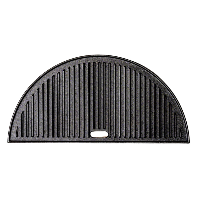 Best Charcoal Bestcharcoal Cast Iron Half Moon Griddle Large