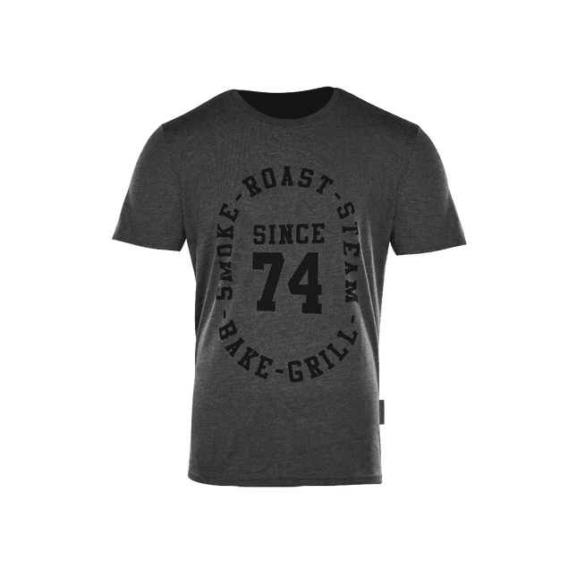Big Green Egg Big Green Egg T-Shirt Since 74' Houtskool Grijs XL