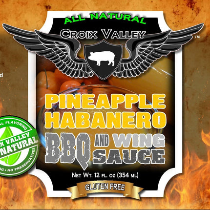 Croix Valley Croix Valley Pineapple Habanero BBQ & Wing Sauce 12 oz