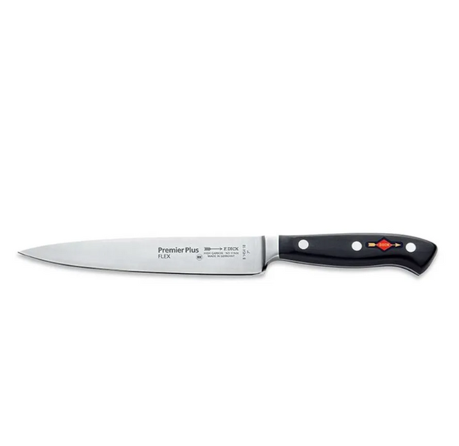 F-Dick F-Dick Premier Plus Fileermes Flex 18 cm Zwart