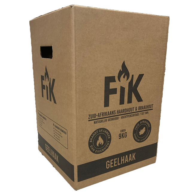 Fik Fik Zuid-Afrikaans Braaihout Geelhaak 9 kg