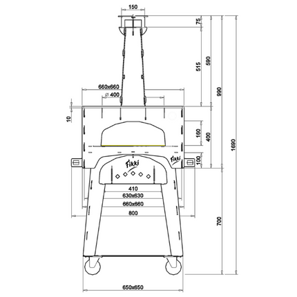 Fikki Fikki Outdoor Oven Level 'De Luxe'