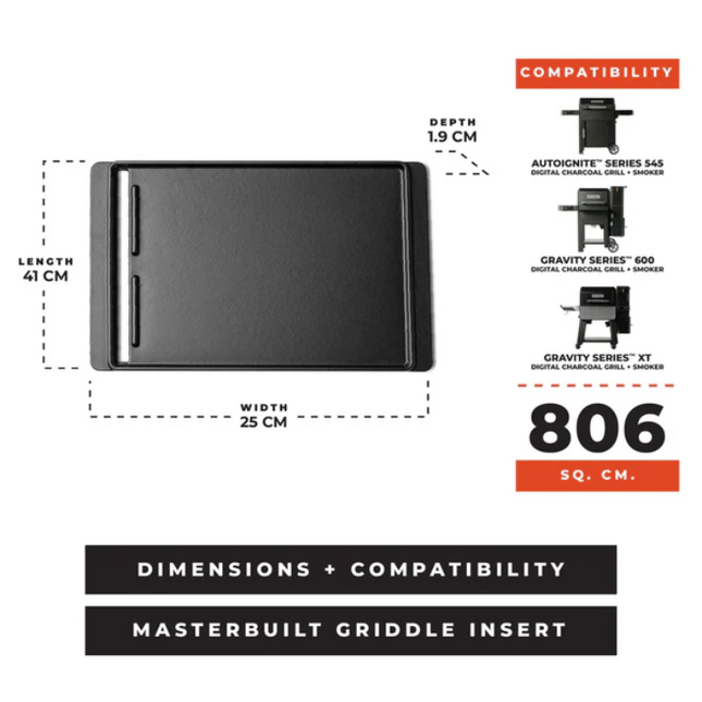 Masterbuilt Masterbuilt Flat-Top Griddle Insert