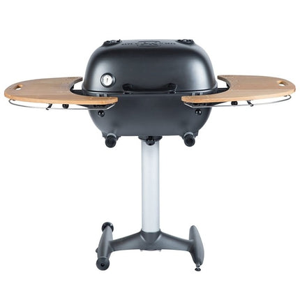 PK Grill PK360 Grill & Smoker Graphite met Teakhouten Zijtafels