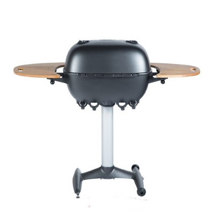 PK Grill PK360 Grill & Smoker Graphite met Teakhouten Zijtafels