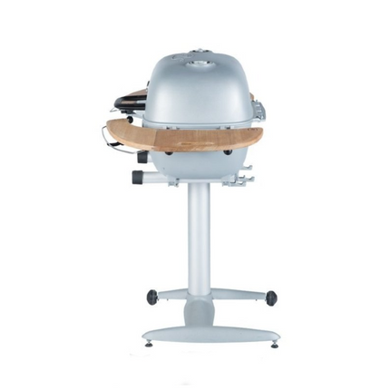 PK Grill PK360 Grill & Smoker Silver Met Teakhouten Zijtafels