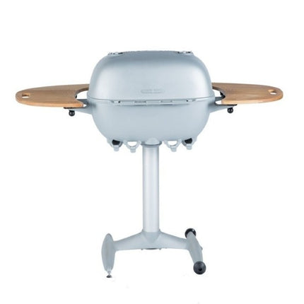 PK Grill PK360 Grill & Smoker Silver Met Teakhouten Zijtafels
