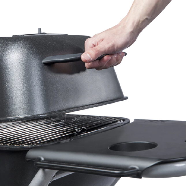 PK Grill PKTX Folding Stand for Original PK Grill + Smoker Graphite