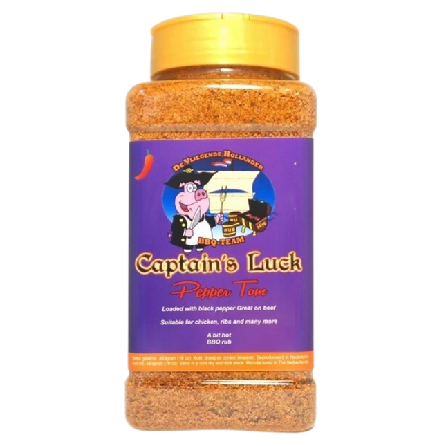 Sorry We Lost The Date... Sorry We Lost The Date... Captain's Luck Pepper Tom BBQ Rub 453 gram