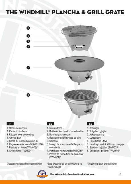 The Windmill Cast Iron Second Chance: The Windmill Camp Stove