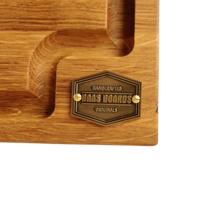 Vuur & Rook Baas Boards Eiken Houten Snijplank 49 x 40 x 4 cm