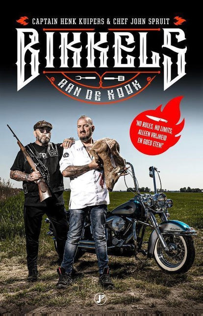 Vuur & Rook Bikkels aan de Kook GESIGNEERD door Captain Henk en Chef John