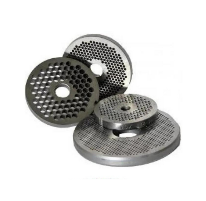 Vuur & Rook Plaat HKO. Gaten 10mm UNGER (inox/rvs)