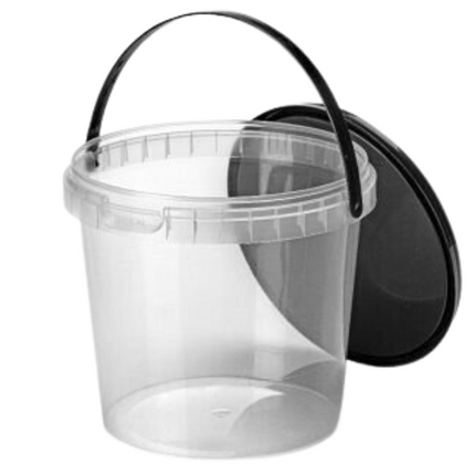Vuur & Rook Plastic Emmer met Lekdichte Deksel