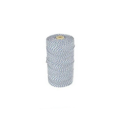 Vuur & Rook Rolladegaren (klos 2000 meter) blauw/wit