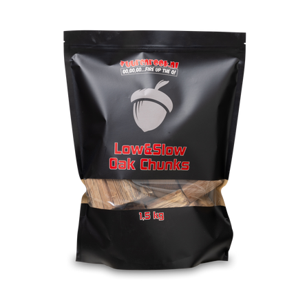 Vuur & Rook Vuur&Rook Low&Slow Eiken Chunks 1,5 kg