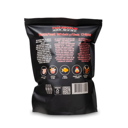 Vuur & Rook Vuur&Rook Low&Slow Whisky / Eiken Chunks 1,5 kg