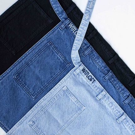 Witloft Witloft Light Blue Apron Waist Down Denim Collection