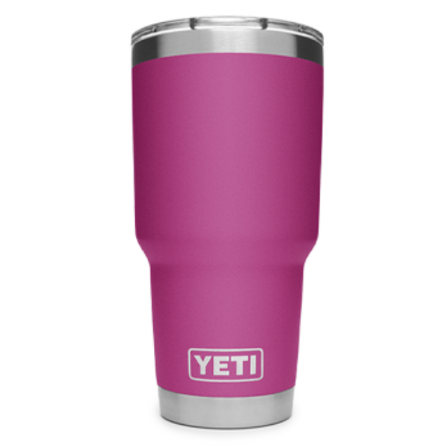 YETI Last Chance: YETI Rambler Tumbler Prickly Pear Pink Straw Lid 30 oz