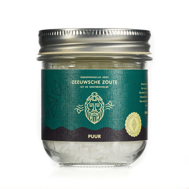 Zeeuwsche Zoute Zeeuwsche Zoute Puur Glazen Pot 100 gram
